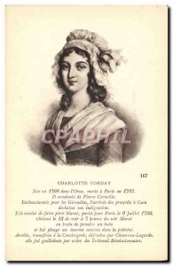 Old Postcard Charlotte Corday