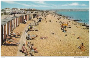 MILFORD ON SEA, England, 1940-1960's; The Beach