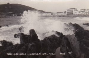 Mexico Mazatlan Paseo Olas Altas Real Photo