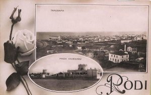 ac8968 - GREECE - VINTAGE POSTCARD -  Rodi
