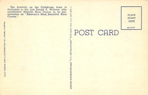 Hialeah Race Course Widener Fountain  - Hialeah, Florida FL Postcard