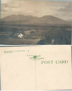 EUSTIS MAINE CATHEDRAL PINES ARNOLD MONUMENT ANTIQUE RPPC REAL PHOTO POSTCARD