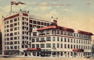 New State House Hotel Waco Texas 1910c postcard