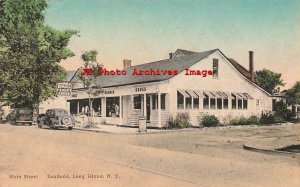 NY, Southold, LI, New York, Main Street, Drug Store, Albertype 