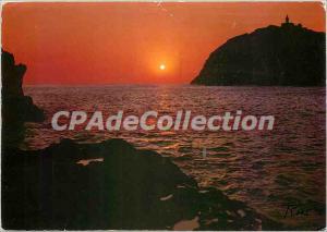 Modern Postcard Corsica Sunset