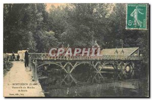 Old Postcard Montgeron S and O Gateway Mill Senlis