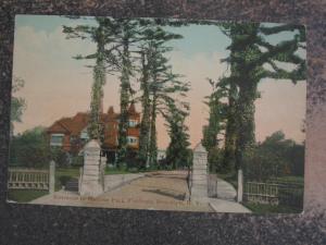 BROOKLYN NY FLATBUSH MELROSE PARK ENTRANCE c1910 PC