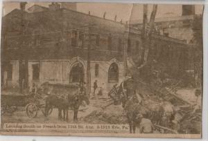 Flood Damage on French, 1915, Erie PA