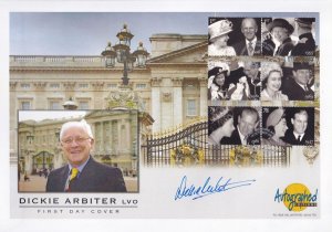 Dickie Arbiter Queen Elizabeth Royal Wedding Signed FDC