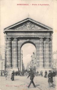 B107736 France Bordeaux Porte d'Aquitaine Gate real photo uk