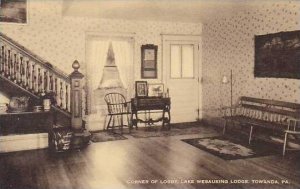 Pennsylvania Corner Of Lobby Lake Wesauking Lodge Artvue