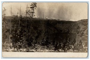 Buffalo Wyoming WY RPPC Photo Postcard On Top of the Big Horn Mountains c1910