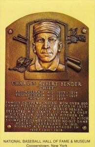 Charles Albert Bender National Baseball Hall Of Fame & Museum Cooperstown New...