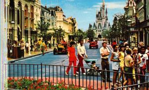 Walt Disney World, 01110201, Main Street USA, Old Postcard