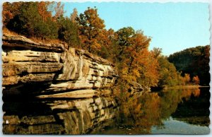 M-23345 Reflections in an Ozark River capture a moment of serenity