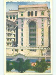Unused W-Border US GRANT HOTEL San Diego California CA hr9180