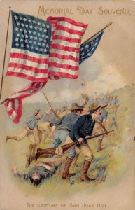 J79/ Patriotic Postcard c1910 Memorial Day Soldiers Flag Civil War 397