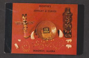 Richter's Jewelry & Curios Advertising, Skagwat, Alaska Unused c1965 - Some Wear