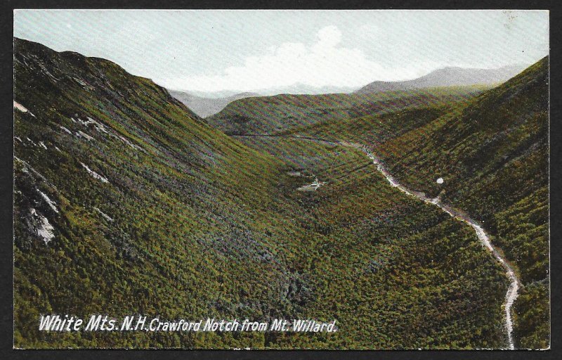 Crawford Notch White Mountains New Hampshire Unused c1905