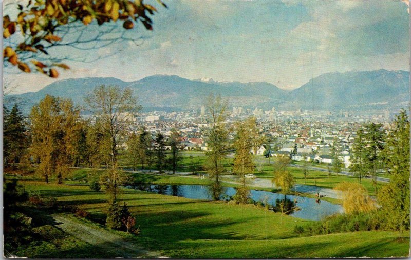 Canada Vancouver Panorama From Little Mountain 1969