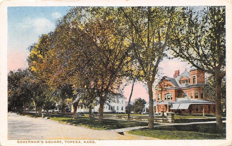 Topeka KansasGovernor's Square HomesTree Lined Neighborhood1920s