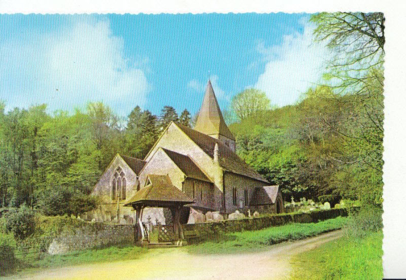 Sussex Postcard - St John Baptist Church - Findon - Ref 1238A