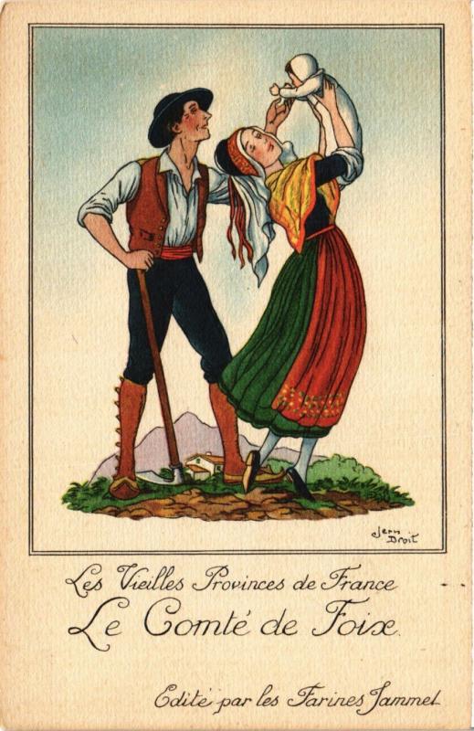 CPA Le Comté de Foise Les Vieilles Provinces de France FRANCE FOLKLORE (788962)