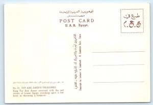 Tut Ank Amen's Treasures - EGYPT 4x6 Postcard