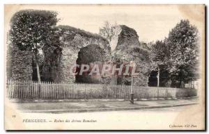 Old Postcard Perigueux Ruins of Roman arenas