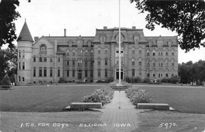 RPPC, Eldora IA Iowa  ITS~BOYS Training School~Juvenile Detention 1948 Postcard