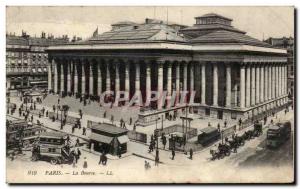 Old Postcard Paris Bourse