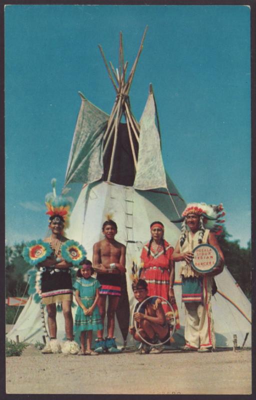 Sioux Indians Postcard