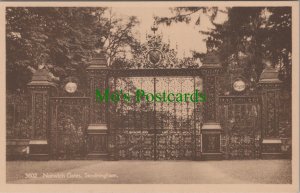 Norfolk Postcard - Sandringham House, Norwich Gates  RS33235