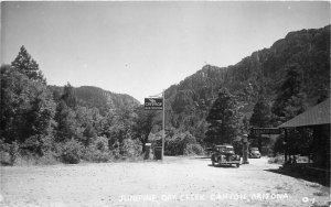 Postcard RPPC 1940s Arizona Flagstaff Sedona Gas Station AZ24-3561