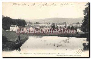 Old Postcard Remiremont Vue Generale Taking From The Chalet De Madeleine