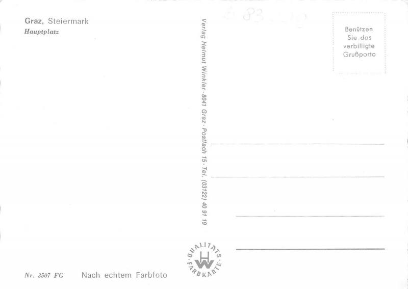 B83229 graz styria hauptplats    austria