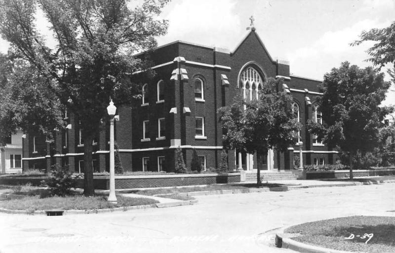 Abilene Kansas Methodist Church Real Photo Antique Postcard K101056