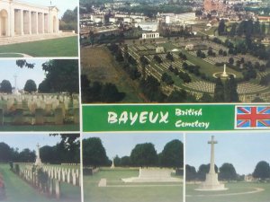 Bayeux Calvados 14 British Cemetery France Vintage Postcard War Graves