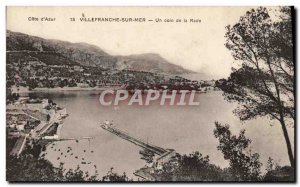 Old Postcard Villefranche Sur mer A corner of the Bay