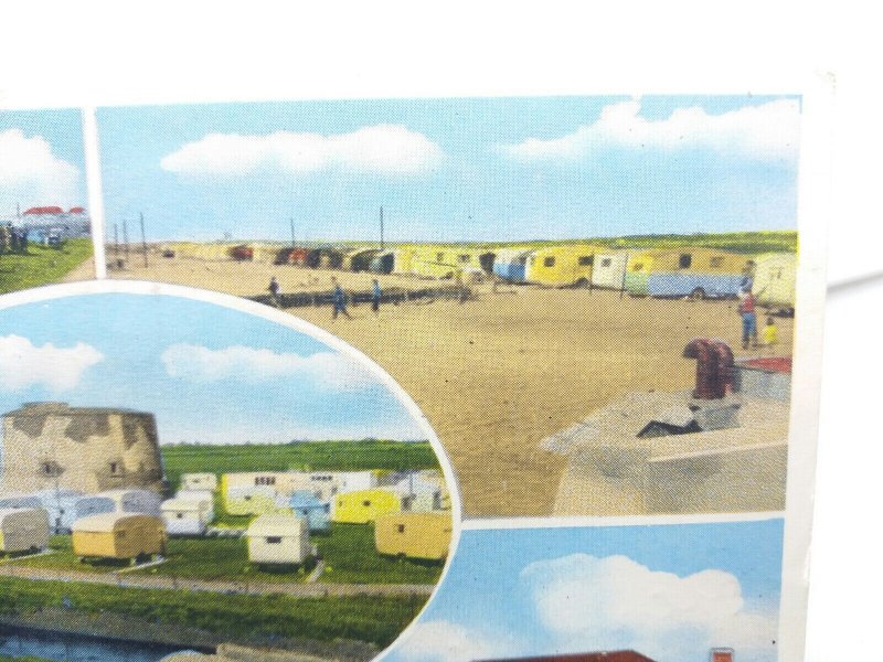 St Osyth Caravan Site Beach The Monks Head Bar Pub Clacton Vintage