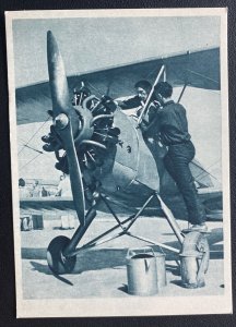 Mint Czechoslovakia Real Picture Postcard Aeroclub Exhibition Flight