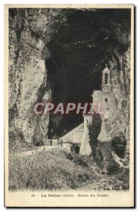 Old Postcard Dauphine Balme Caves Caves Entree