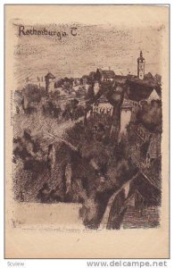 General View, Rothenburg o.d. Tauber (Bavaria), Germany, 1900-1910s