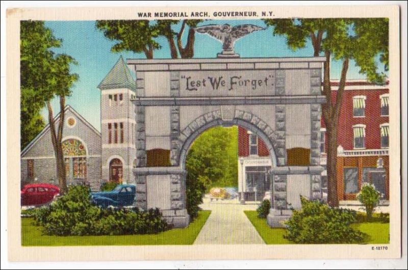 War Memorial Arch, Gouverneur NY