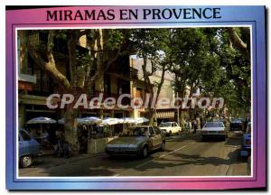 Postcard Modern Miramas En Provence Avenue Charles de Gaulle