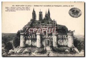 Old Postcard Montlhery (S-and-O) castle reconstituted by Rodiggiero painter i...