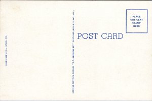 Postcard MO Neosho - USO Club