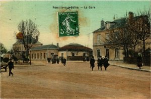 CPA AK ROMILLY-sur-SEINE La Gare (863181)