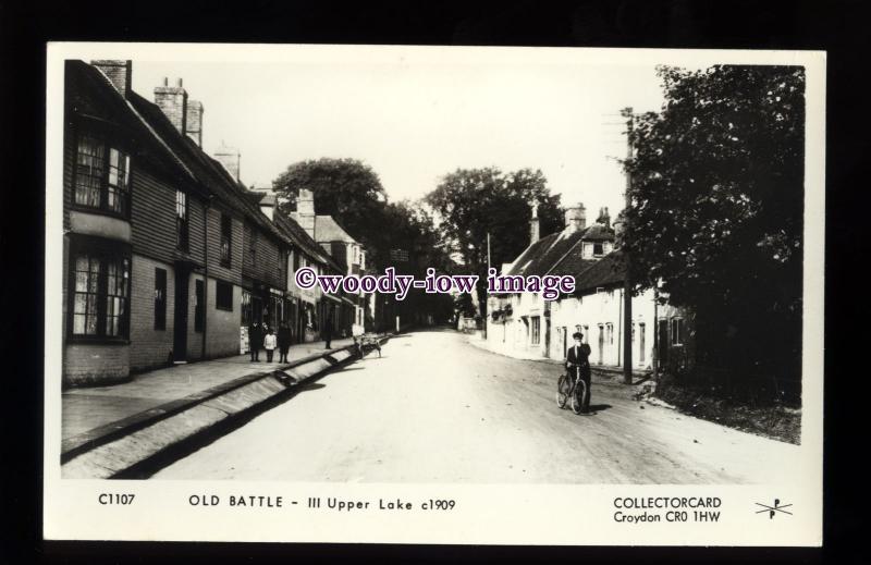 pp2329 - Sussex - Cottages along Upper Lake, c1909, Battle - Pamlin postcard