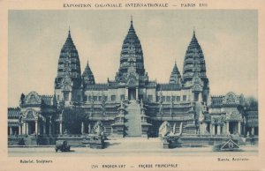 Postcard Exposition International Paris 1931 Angkor Vat  France